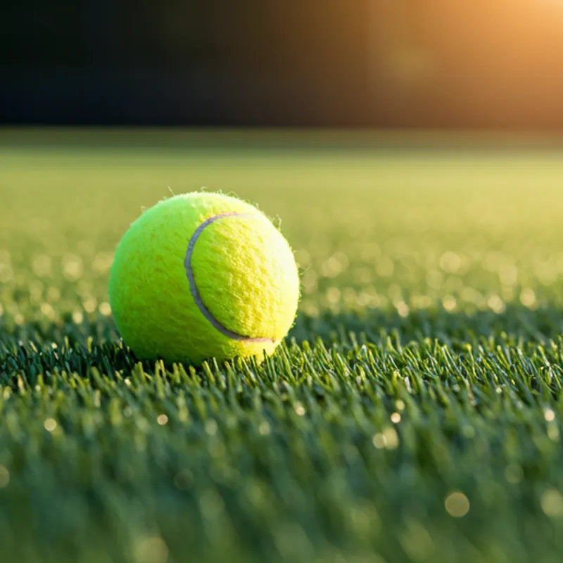 Tennis player on court